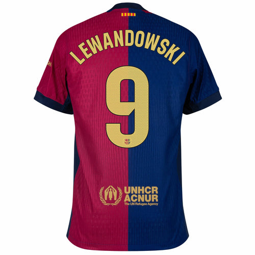 Lewandowski #9 Home Football Jersey 2023/24